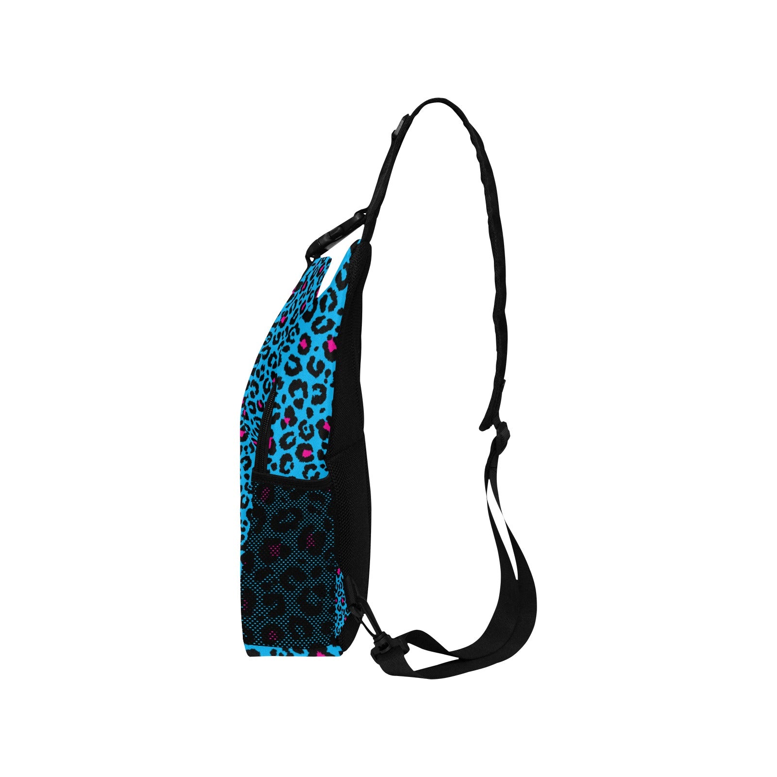 Blue Leopard Sling Bag