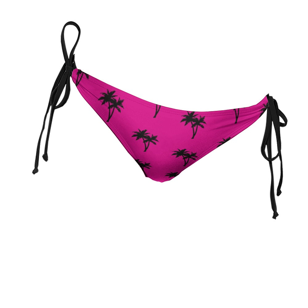 Pink Palms Bikini Briefs