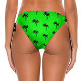 Braguita de bikini con palmeras verdes