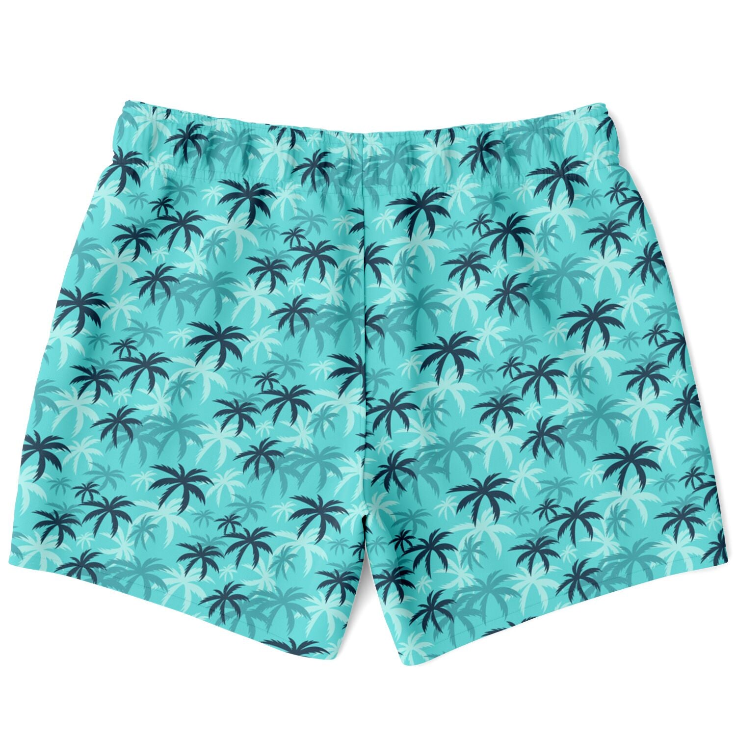 Teal Palms Swim Trunks