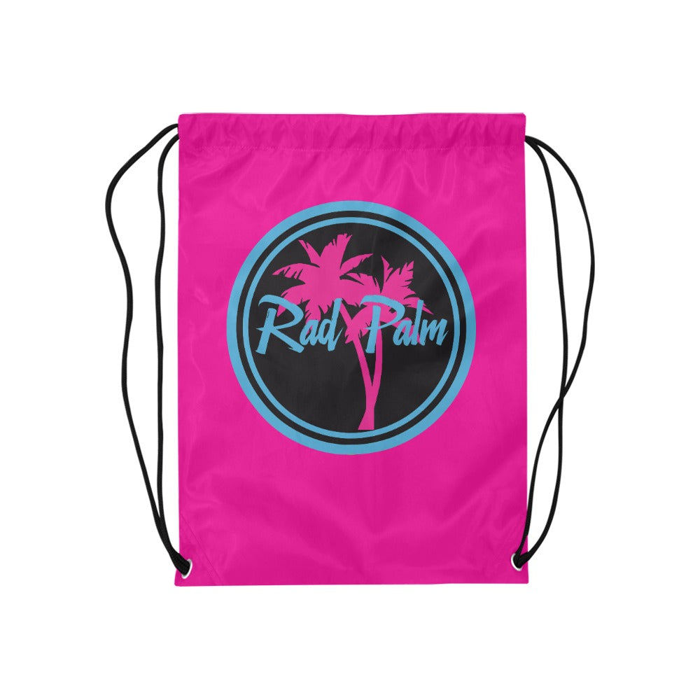 Hot Pink Draw String Bag