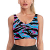 Miami Tiger Stripe Crop Top