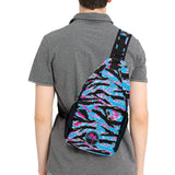 Bolso bandolera con rayas de tigre de Miami