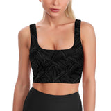 9 Lives Murdered Out Longline Bra Top