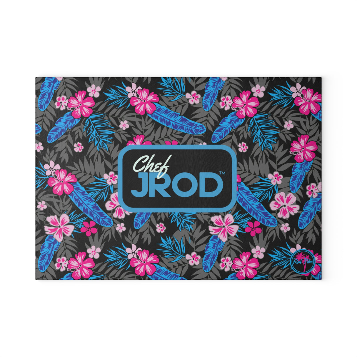 Chef JROD Evening Tropics Glass Cutting Board