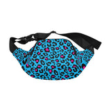 Blue Leopard Fanny Pack