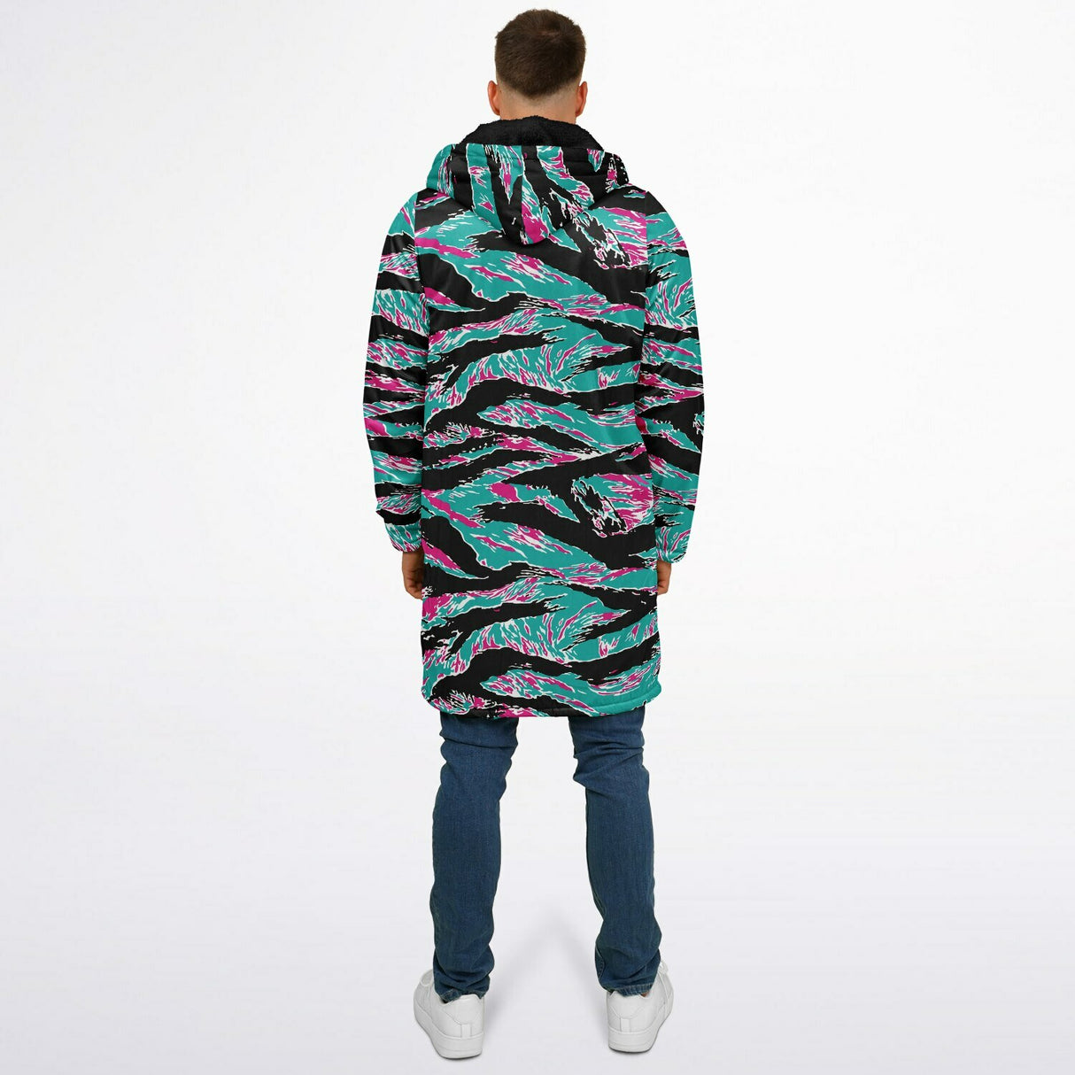 Miami Tiger Stripe Zipper Cloak