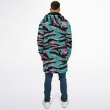 Miami Tiger Stripe Zipper Cloak