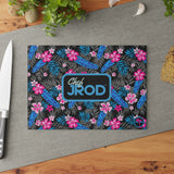 Chef JROD Evening Tropics Glass Cutting Board