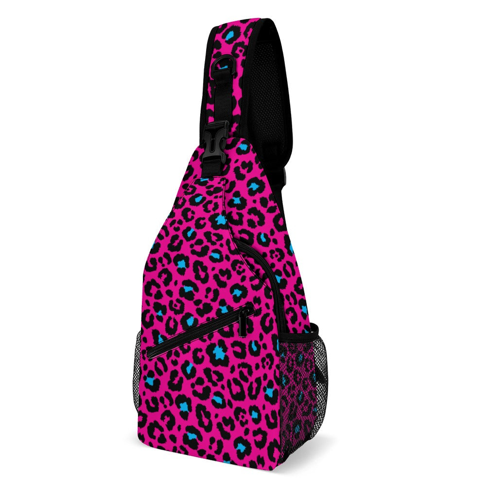 Pink Leopard Sling Bag