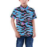 Miami Tiger Stripe Kid's Party Shirt