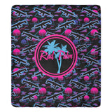 Miami Nights Ultra-Soft Micro Fleece Blanket