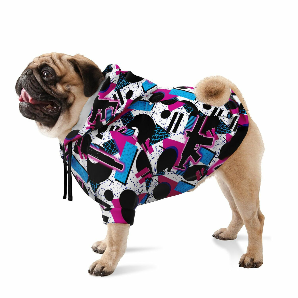 Honey Badger Dog Zip-Up Hoodie