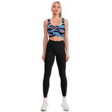 Miami Tiger Stripe Longline Bra Top