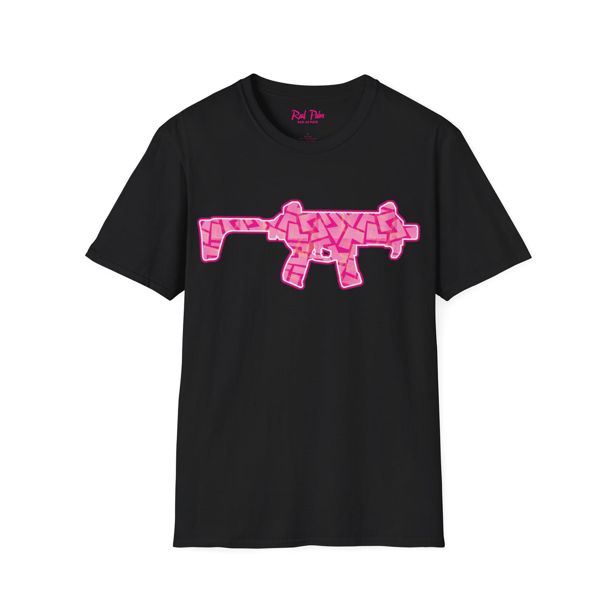 Camiseta unisex de estilo suave con diseño de escorpión y limonada rosa de RAD AF