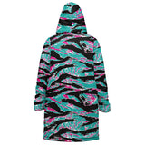 Miami Tiger Stripe Zipper Cloak