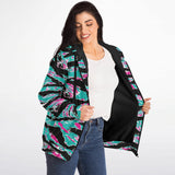 Miami Tiger Stripe Microfleece Ziphoodie