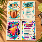 Rad Palm: A Drink Through Time Card Deck