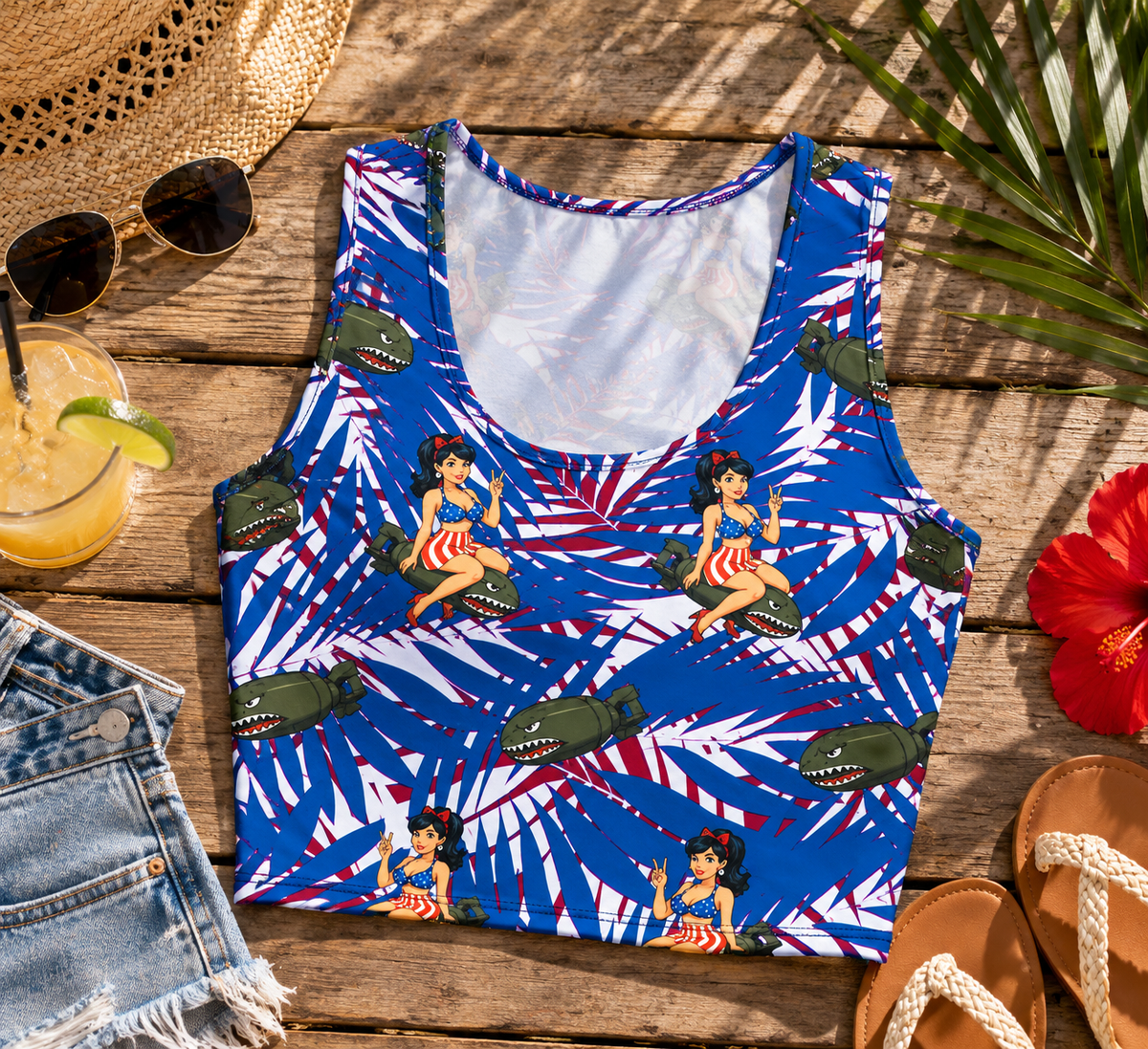 Bombs Away Crop Top
