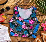 Evening Tropics Crop Top