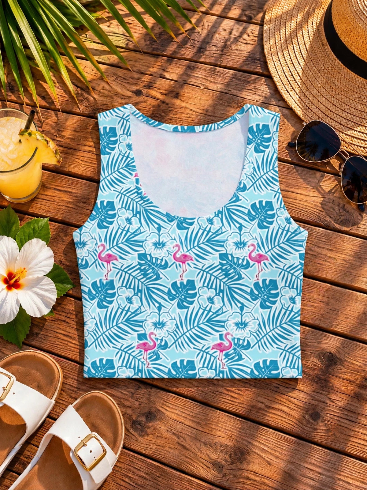 Party Like A Flockstar Crop Top