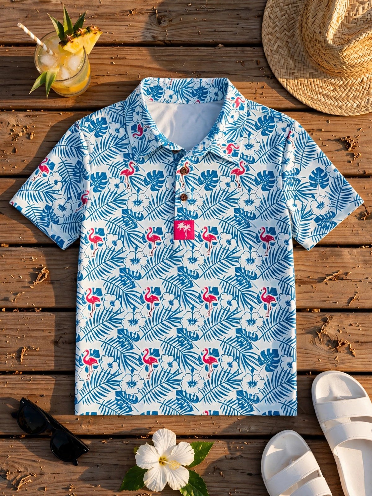 Polo de fiesta como Flockstar