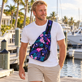 Tropical sling bag at the marina-16