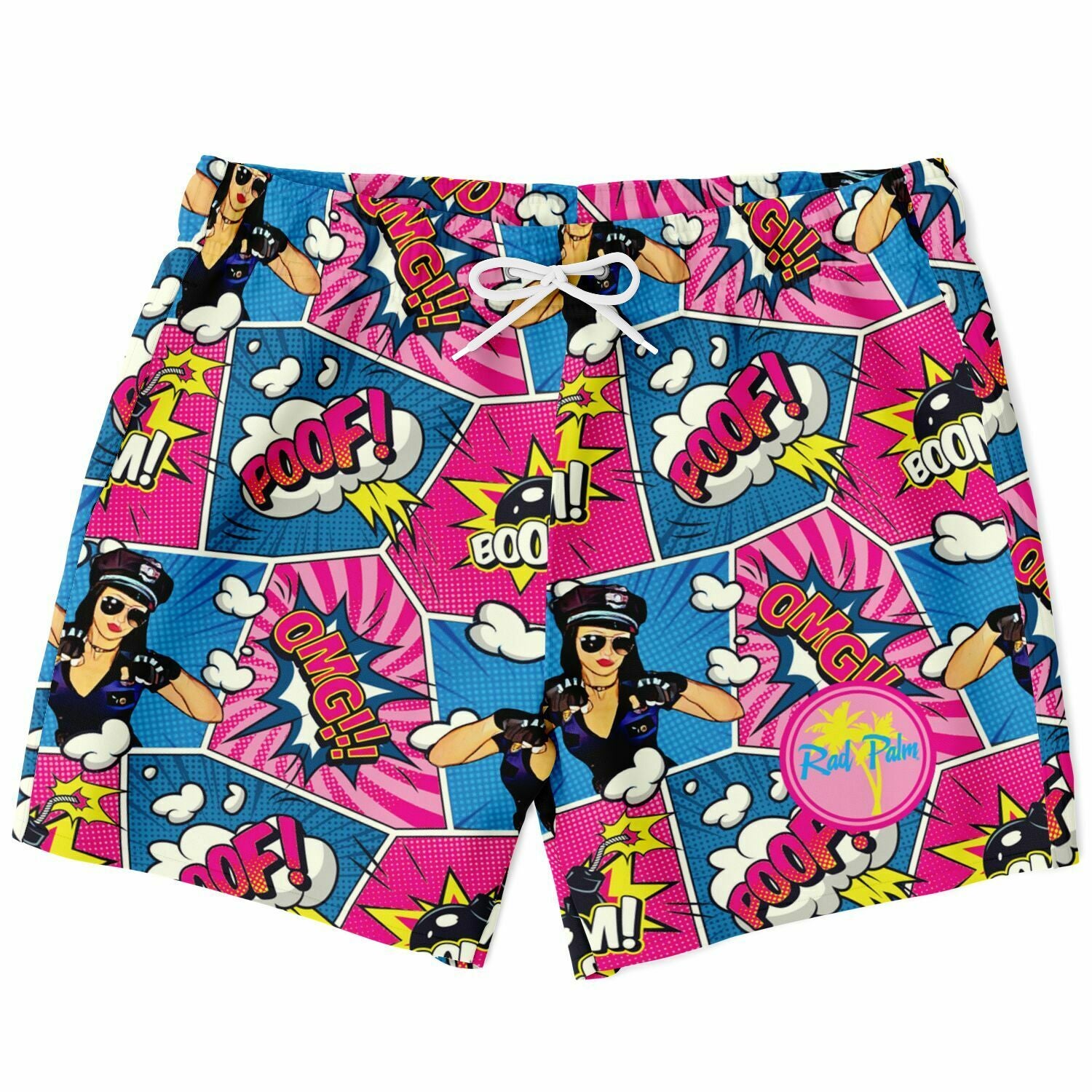 Here Comes The Boom! Swim Trunks