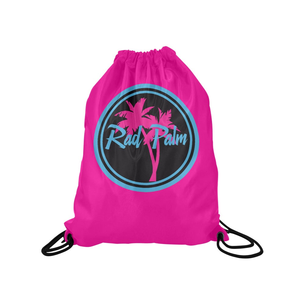 Hot Pink Draw String Bag