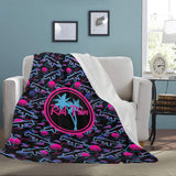 Miami Nights Ultra-Soft Micro Fleece Blanket