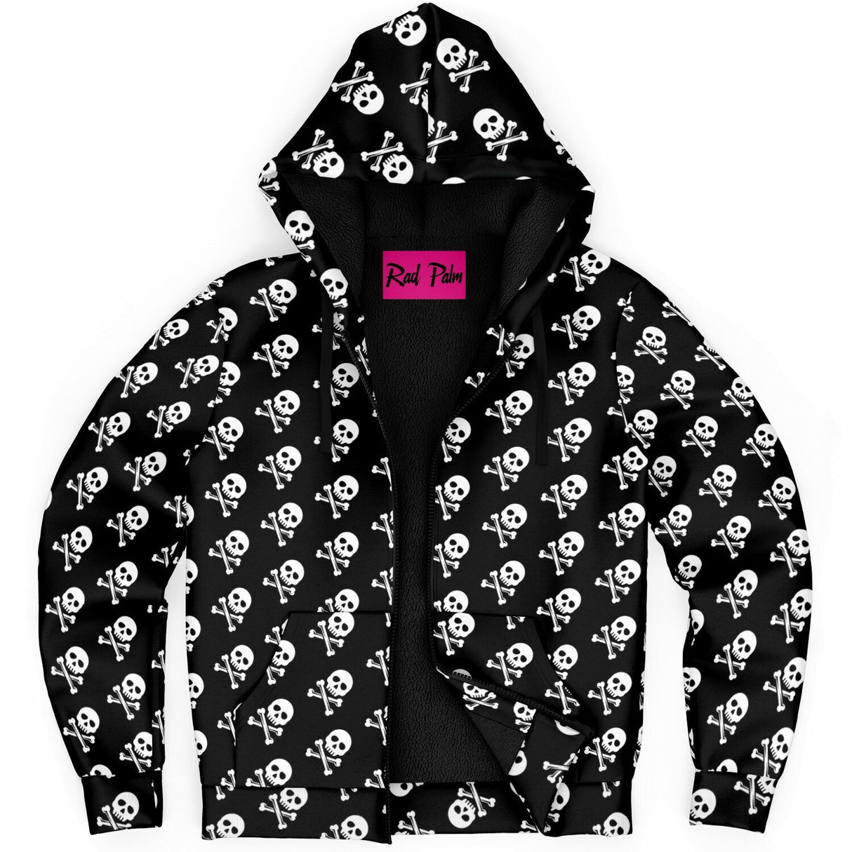 Crossbones Microfleece Ziphoodie