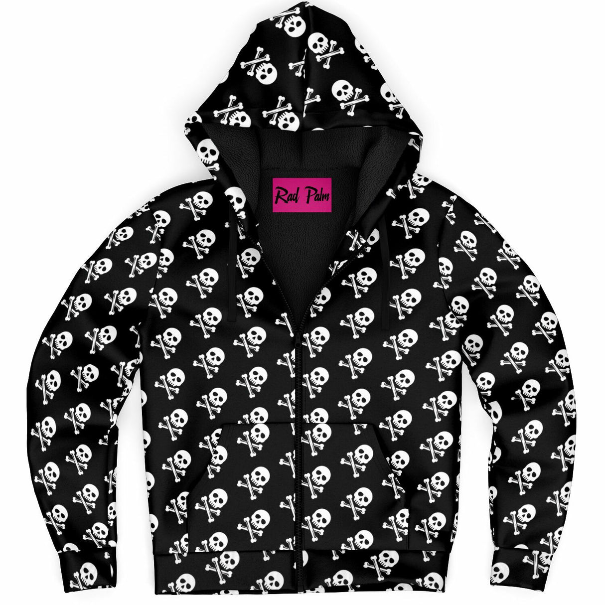 Crossbones Microfleece Ziphoodie