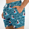 Cargar imagen en el visor de la galería, Rad Palm Shark Bait 2 Men&#39;s Swim Trunks