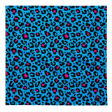 Bandana de leopardo azul