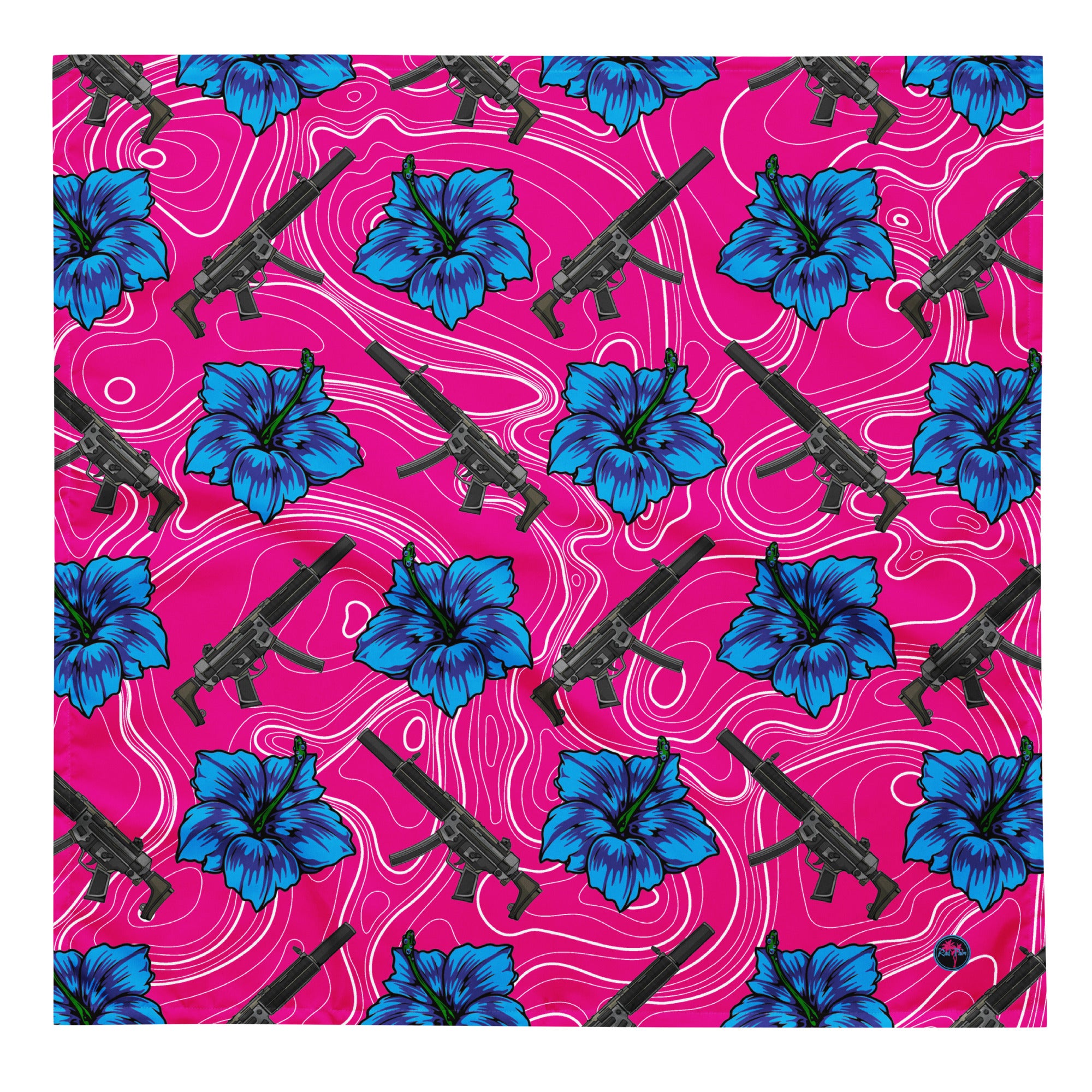 High Capacity Hibiscus Bandana