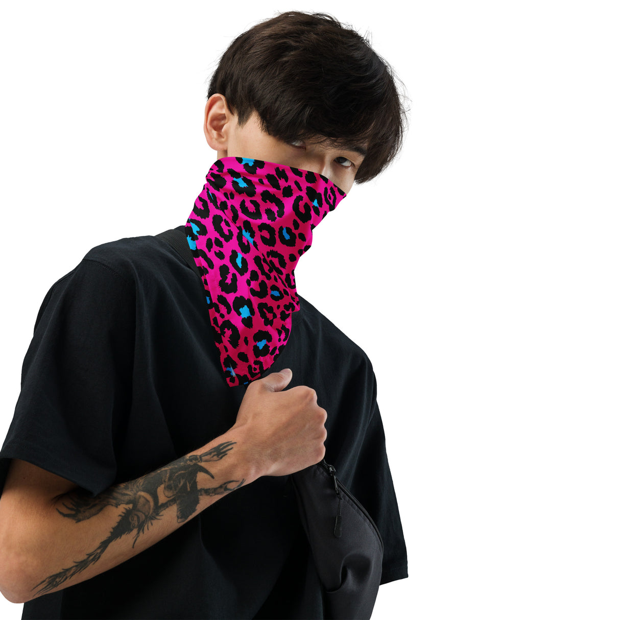 Pink Leopard Bandana