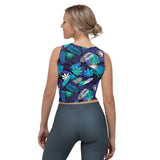 Neon Jungle Night Crop Top