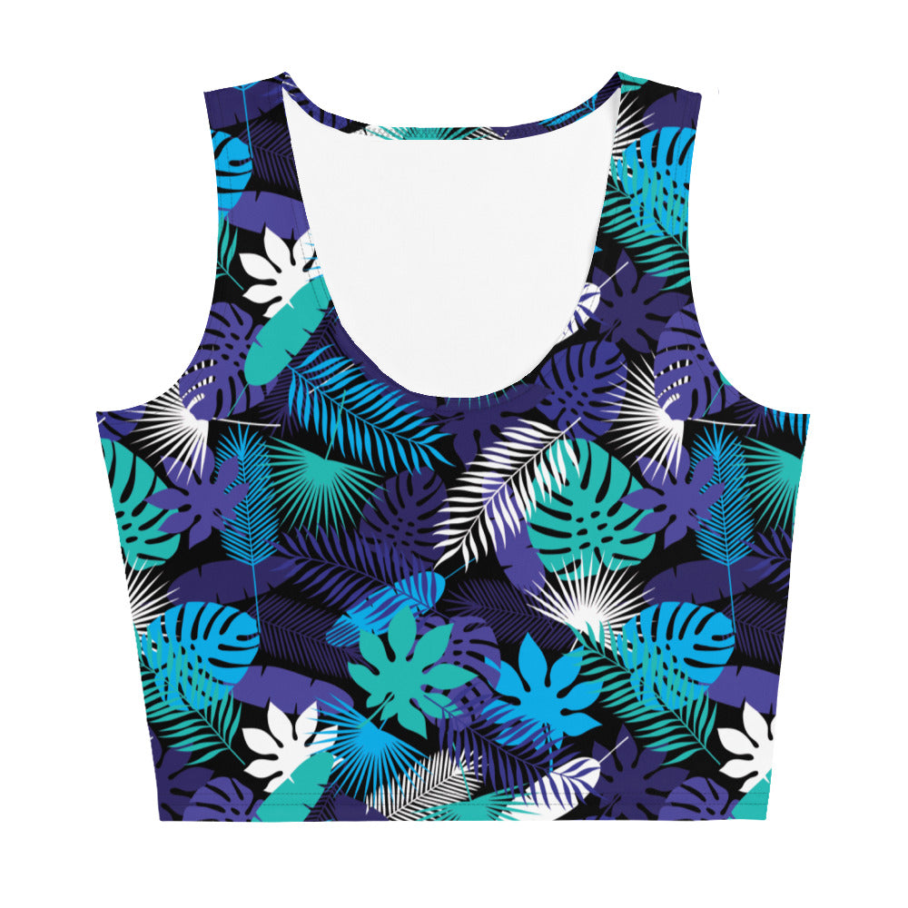 Neon Jungle Night Crop Top