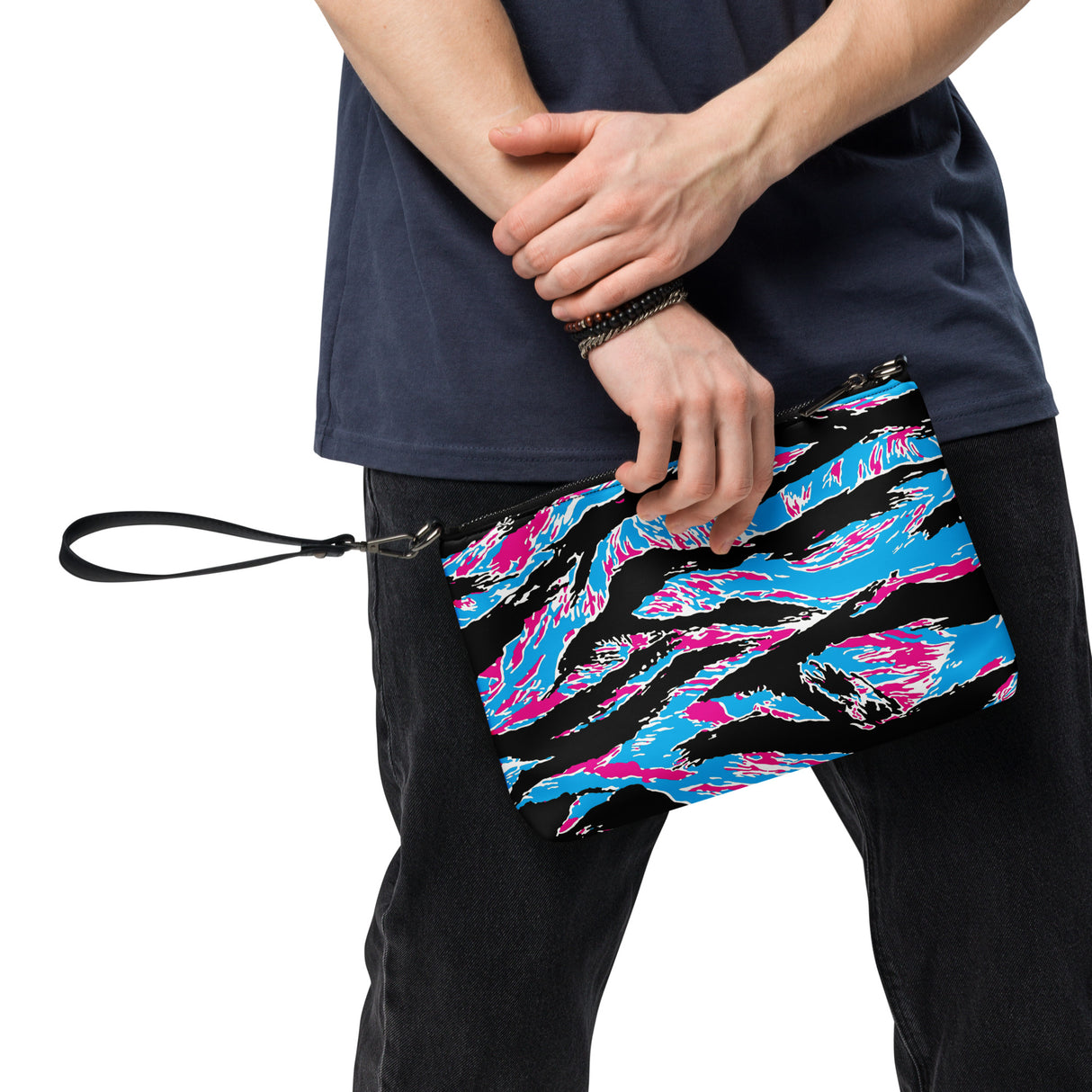 Bolso bandolera con rayas de tigre de Miami