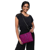 Bolso bandolera de leopardo rosa