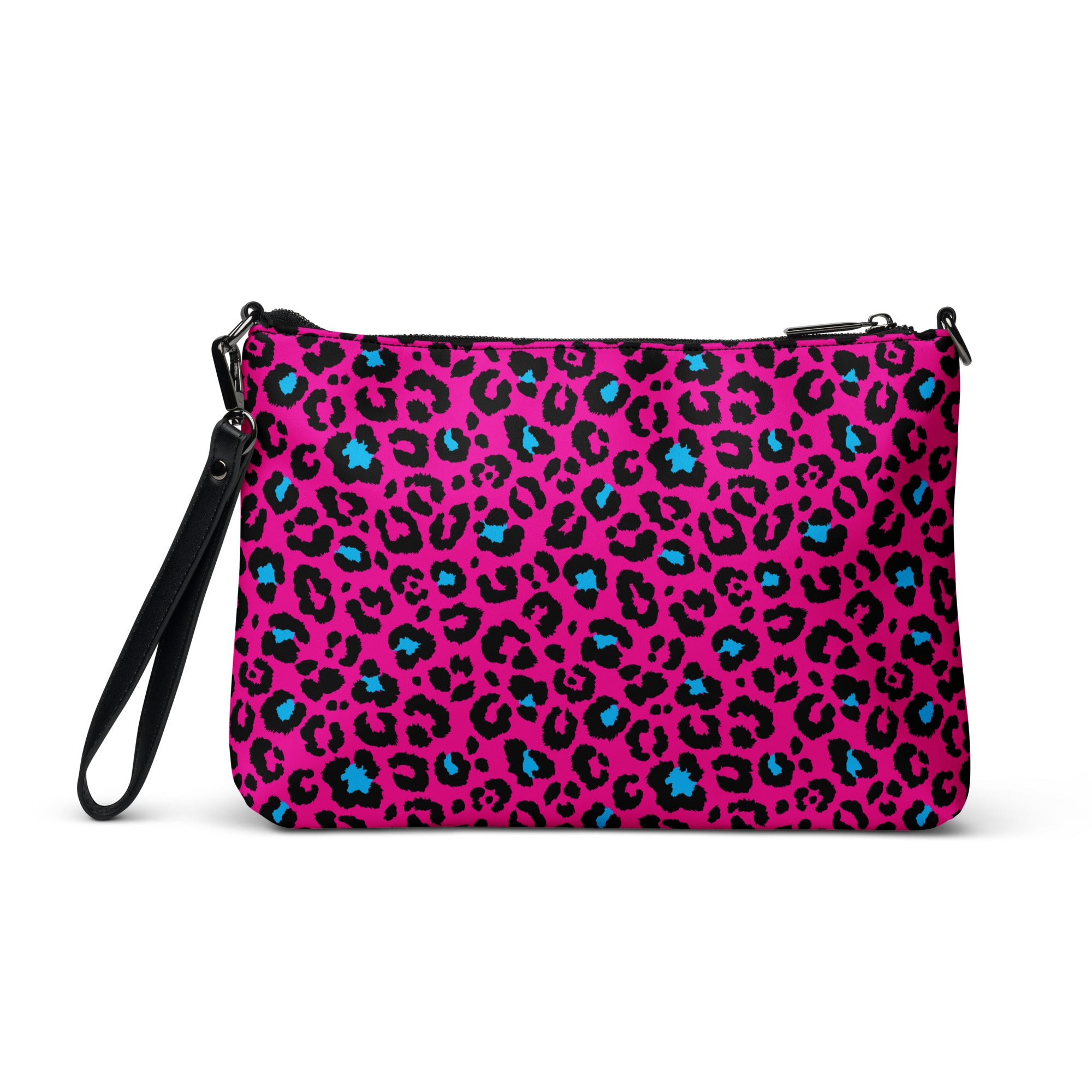 Pink Leopard Crossbody Bag