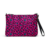 Bolso bandolera de leopardo rosa