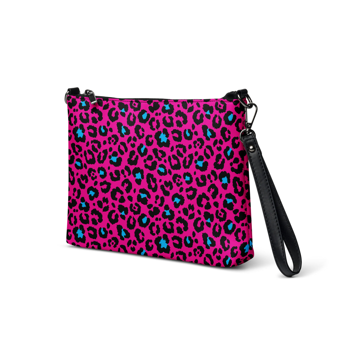 Bolso bandolera de leopardo rosa