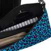 Blue Leopard Crossbody Bag
