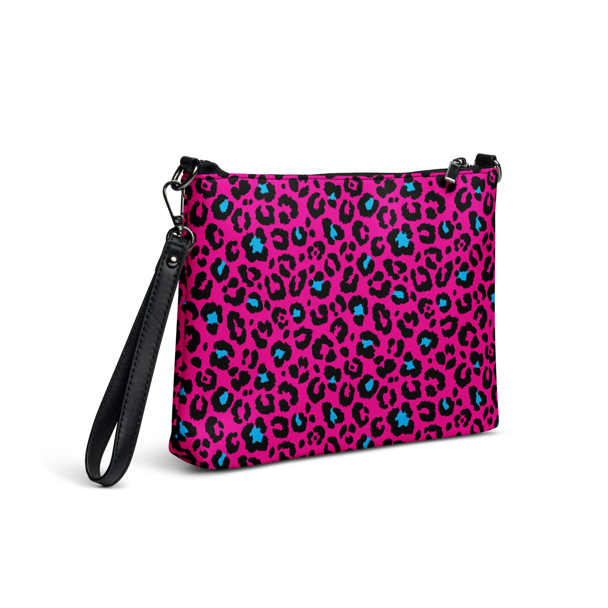 Bolso bandolera de leopardo rosa