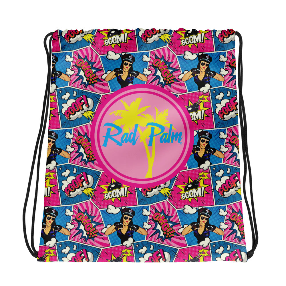 Here Comes The Boom! Drawstring Bag