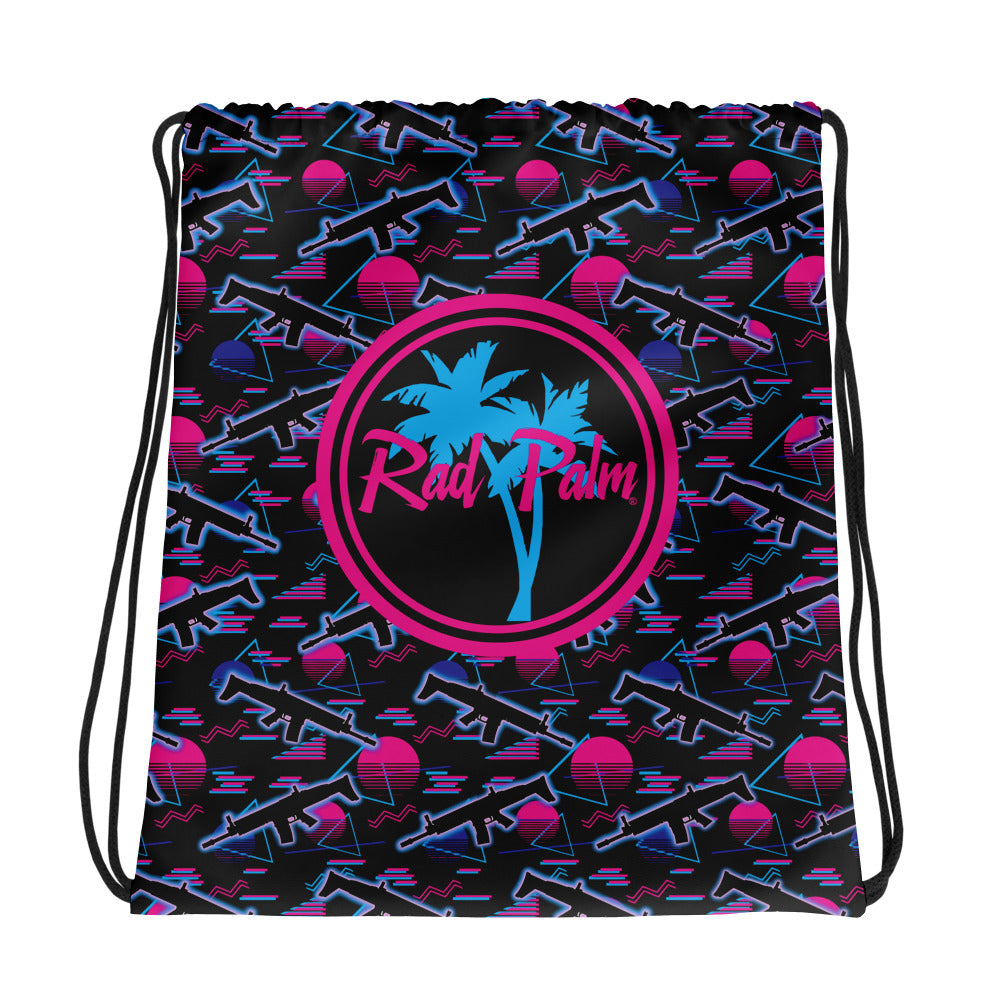 Miami Nights Drawstring Bag