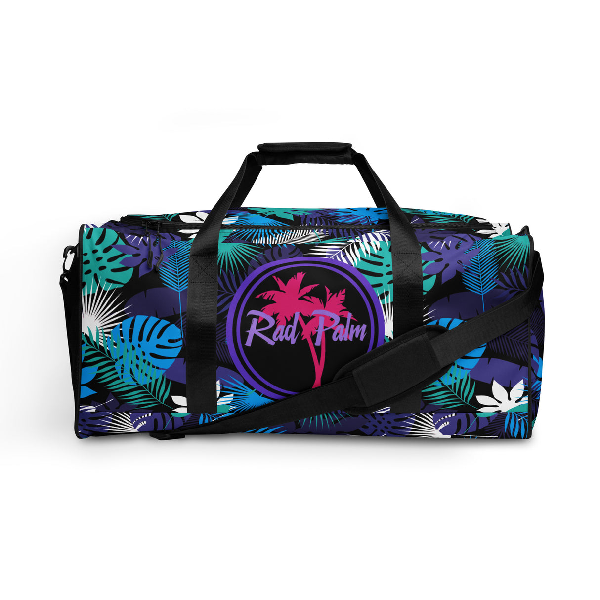 Bolsa de lona con diseño de neón de Jungle Night