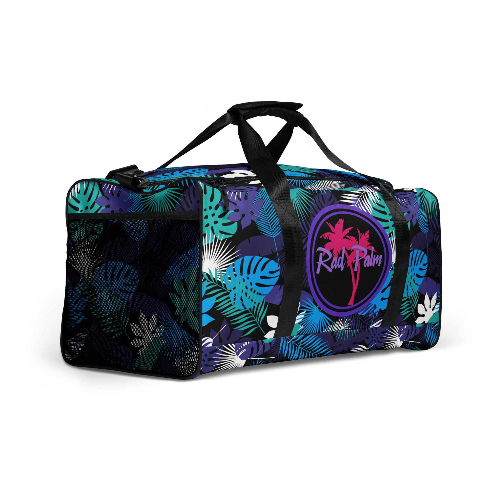 Neon Jungle Night Duffle Bag