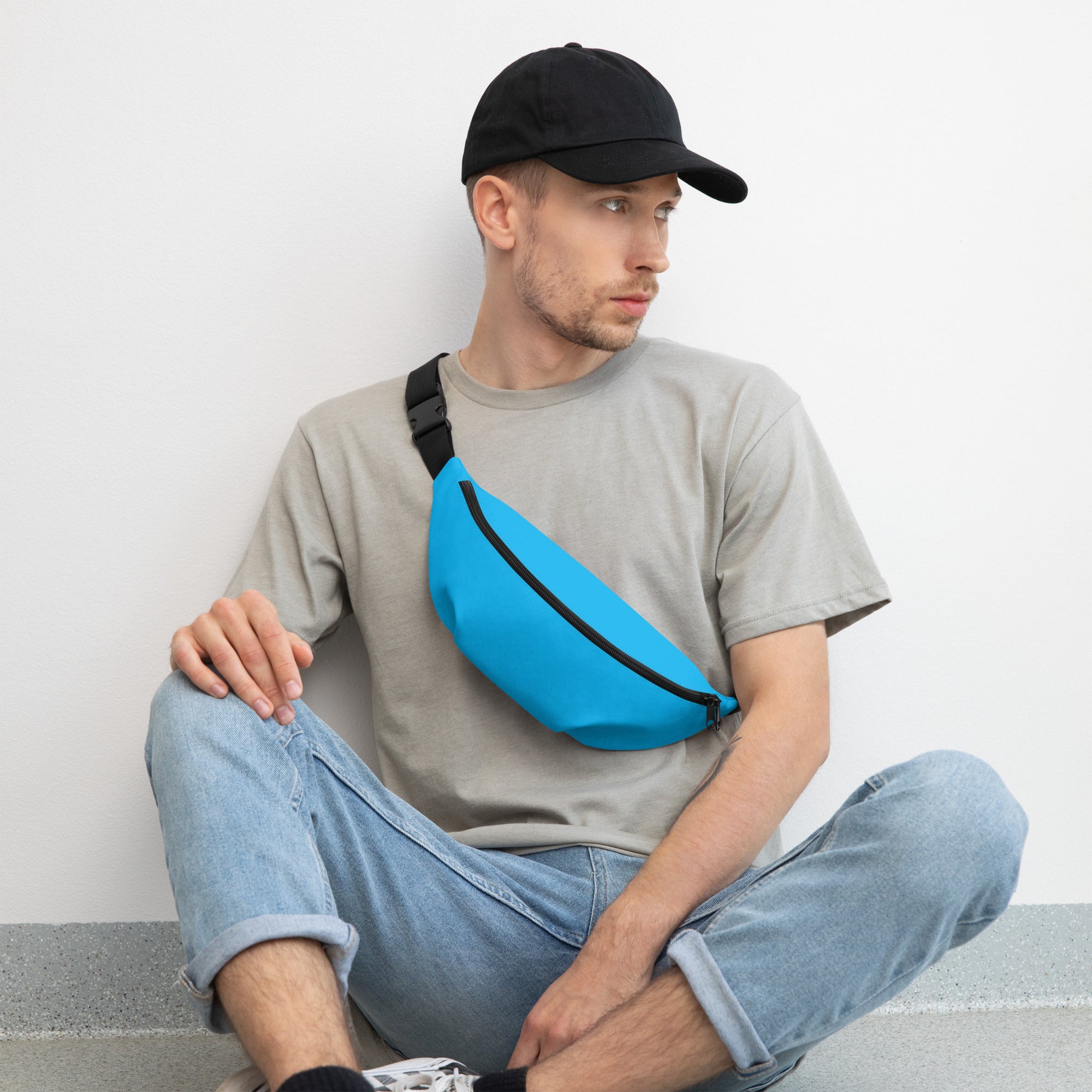 All Blue Fanny Pack